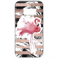 Capa para Samsung Galaxy S8 Plus G955 Case2you - Escovada Preta Flamingo Listras Rosa